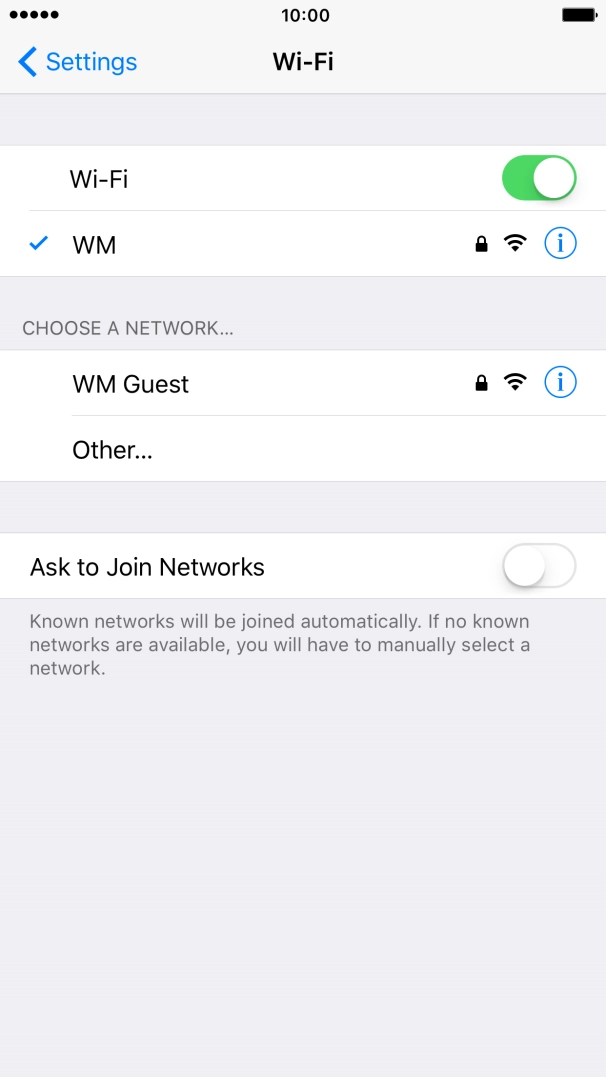 Press the Home key to return to the home screen.
