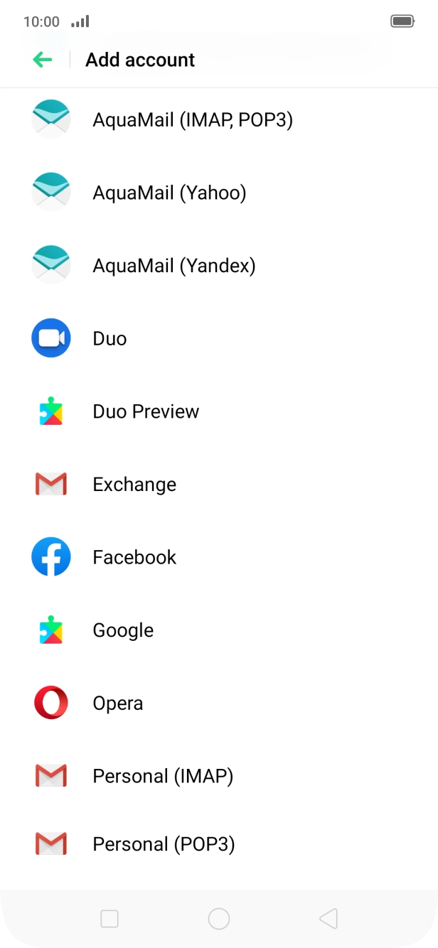 Press Personal (POP3).