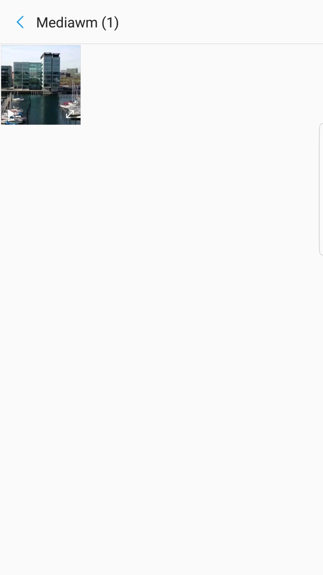 Press the required video clip.