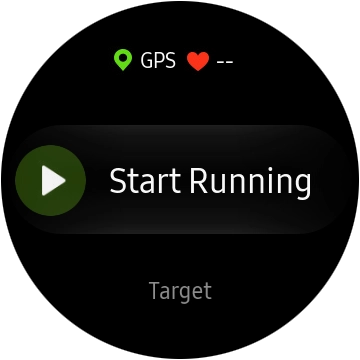 Press Target and follow the instructions on the screen to set the required goal. Press Target and follow the instructions on the screen to set the required goal.