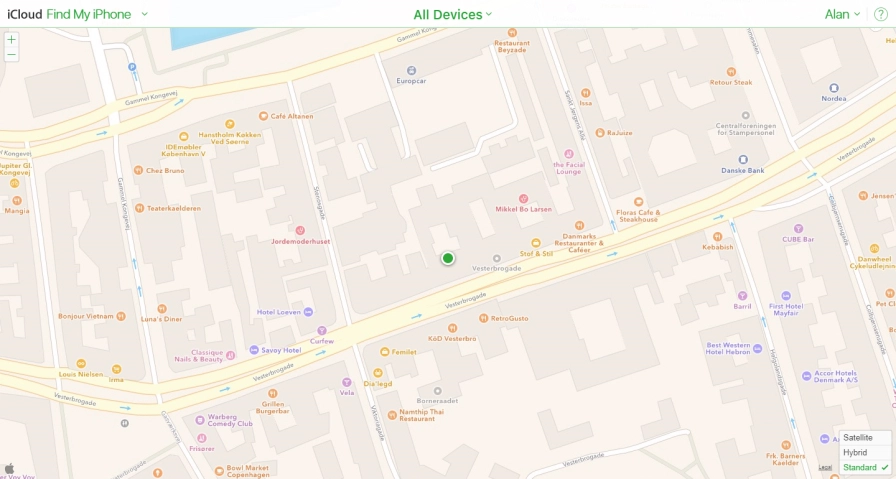 Click All Devices. Click All Devices.