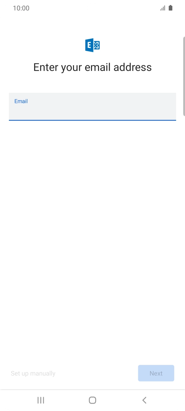 Press the field below 