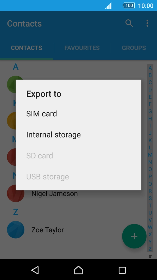 Press SIM card.