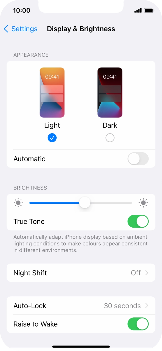 Press Dark. Press Dark.