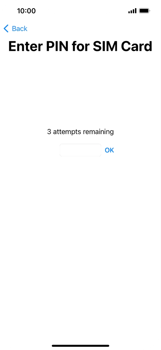 If your SIM is locked, key in your PIN and press OK. If your SIM is locked, key in your PIN and press OK.
