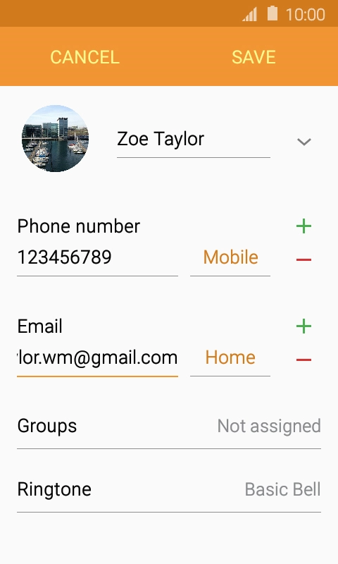 Press the Home key to return to the home screen.