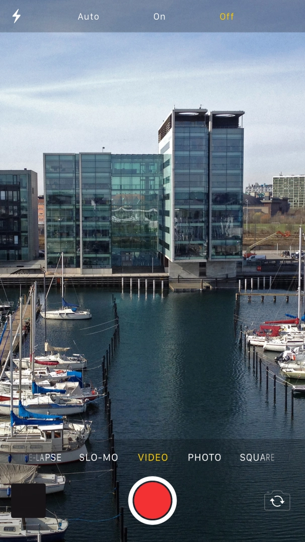 Press the required setting.