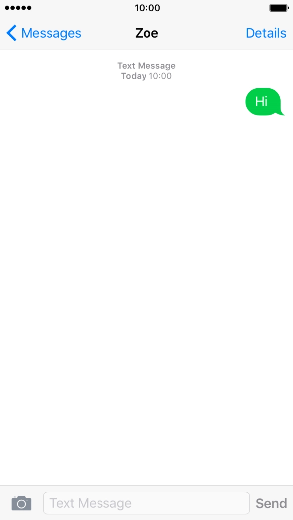 Press the Home key to return to the home screen.