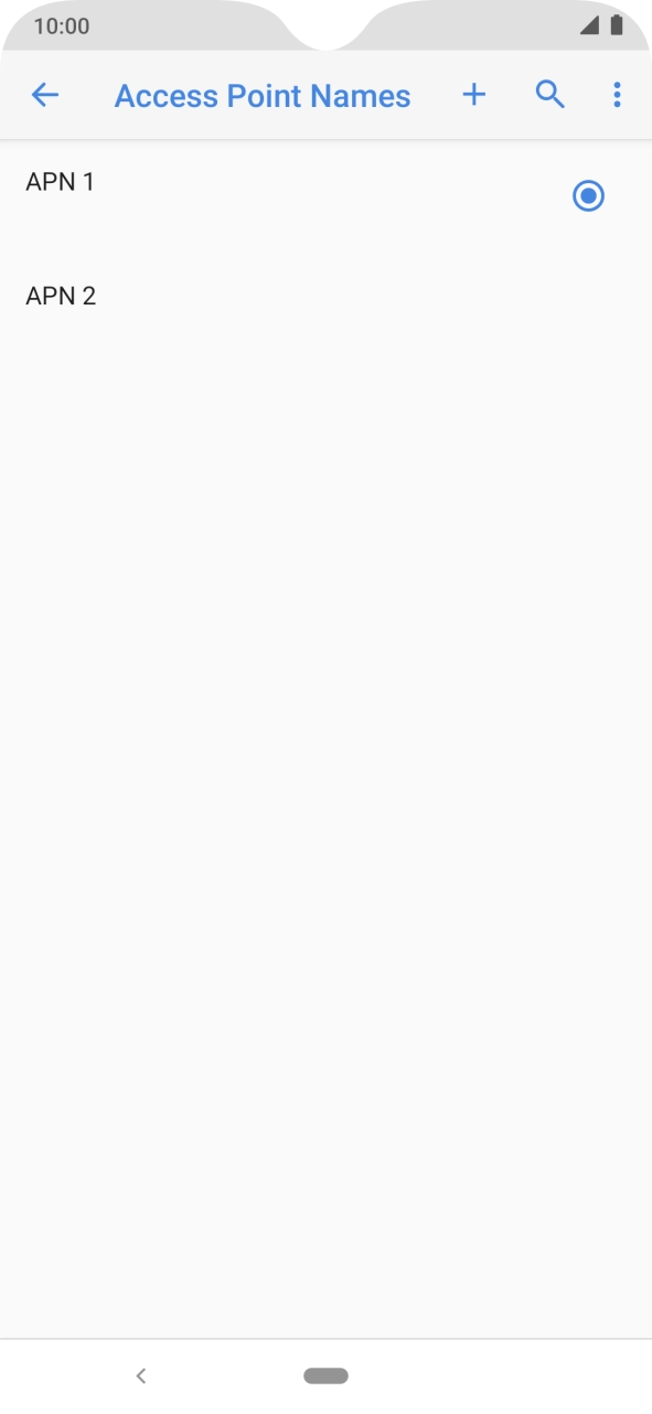 Press the Home key to return to the home screen.