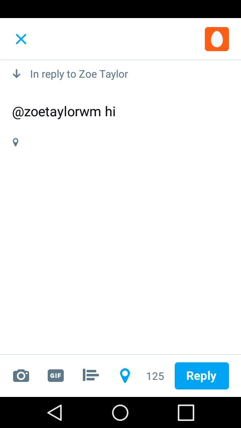 Write the required reply and press Reply.