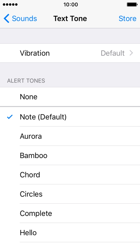 Press the required message tones to hear them.