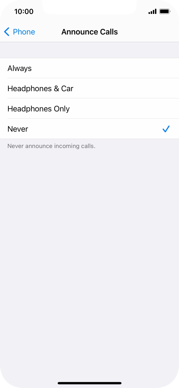 Press Always to turn on the function when silent mode is turned off.