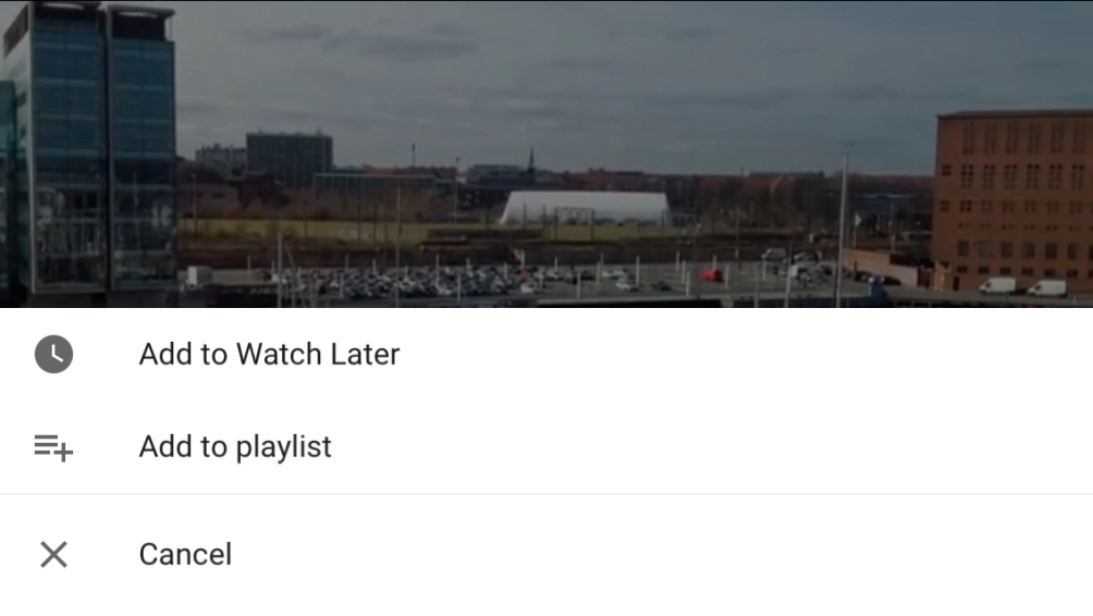 Press Add to playlist.