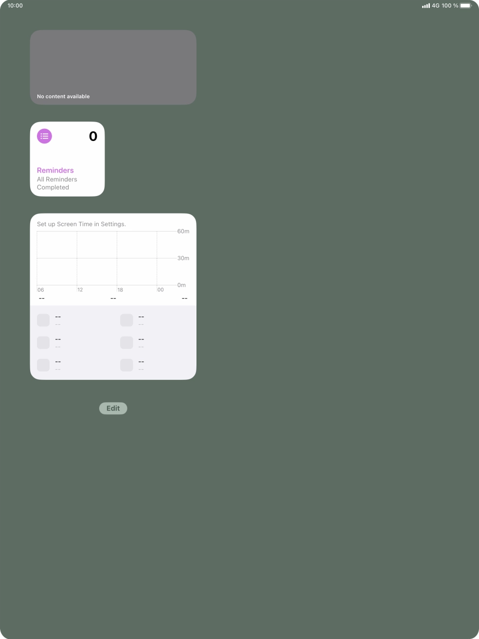 Press and hold the required Widget Stack. Press and hold the required Widget Stack.