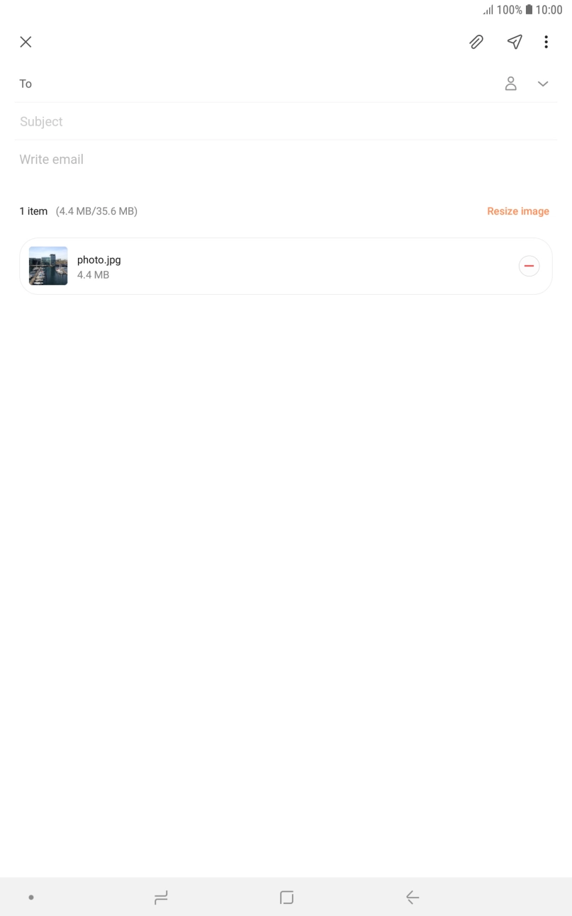 Press the field next to 