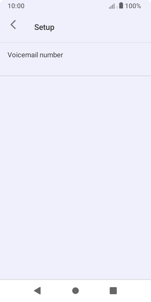 Press Voicemail number.