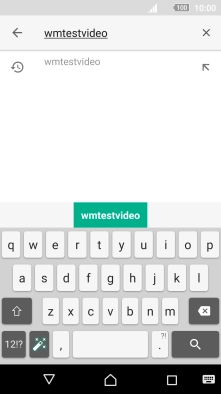 Key in the required search word and press the search icon.