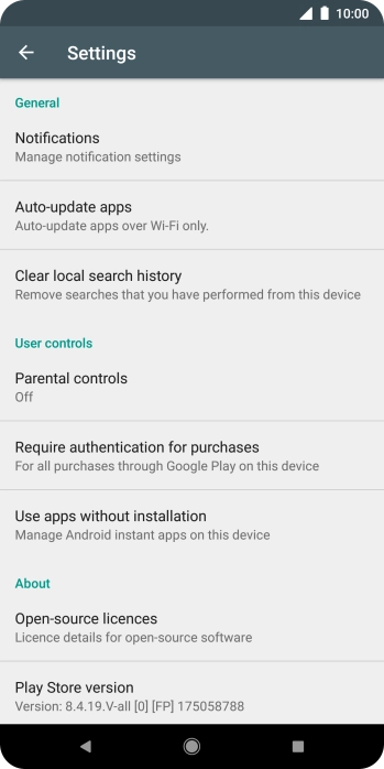 Press Auto-update apps. Press Auto-update apps.