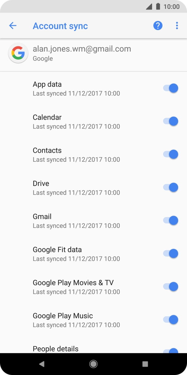 Press the Home key to return to the home screen.