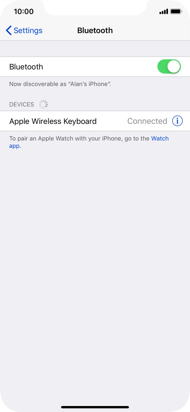 Slide your finger upwards starting from the bottom of the screen to return to the home screen.