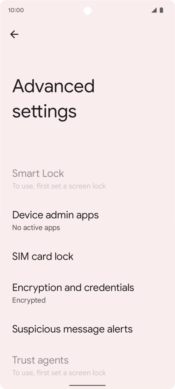 Press SIM card lock.