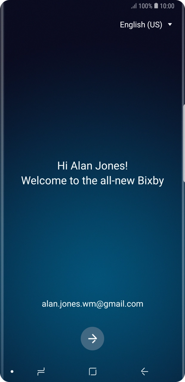 Press the Home key to return to the home screen.