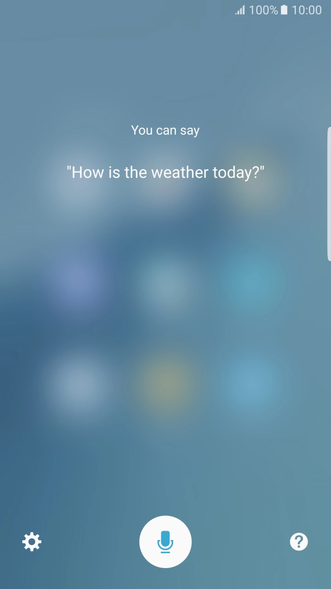 Press the Home key to return to the home screen.