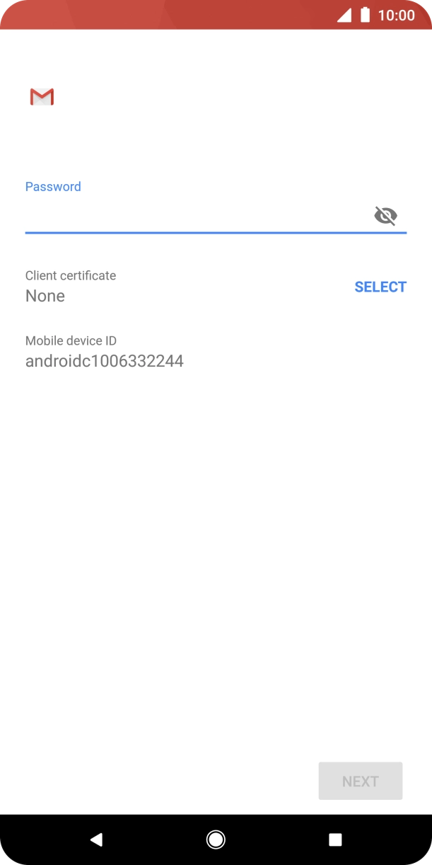 Press the field below 