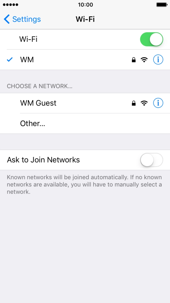 Press the Home key to return to the home screen.