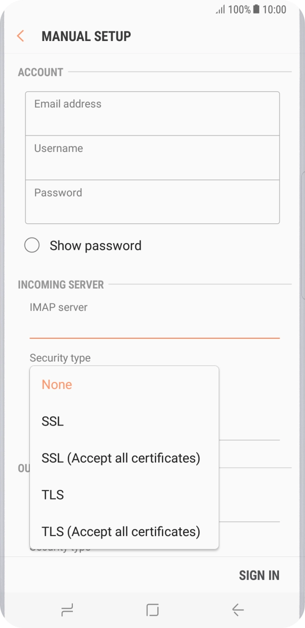 Press SSL to turn on the function.