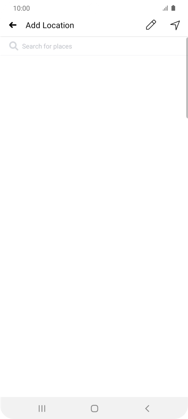Press the search field and key in the required search word.