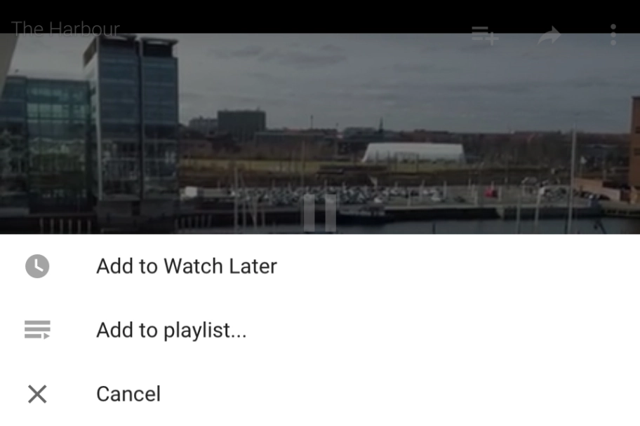 Press Add to playlist....