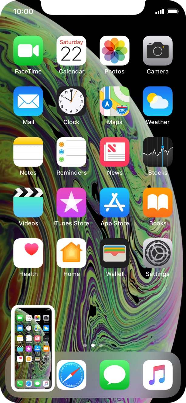 To edit your screenshot, press the screenshot and follow the instructions on the screen to make the required changes.