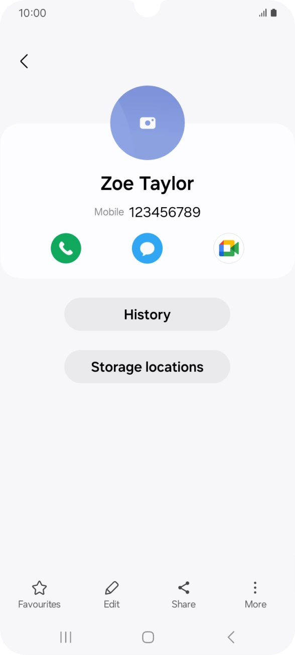 Press the Home key to return to the home screen.