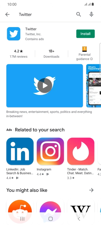 Press Twitter.