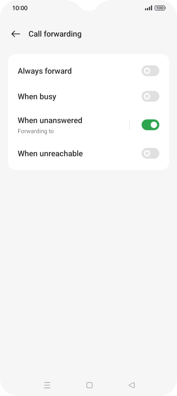 Press the Home key to return to the home screen.