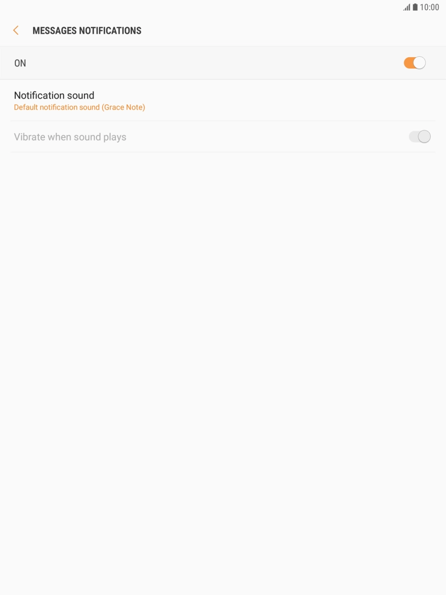 Press Notification sound.