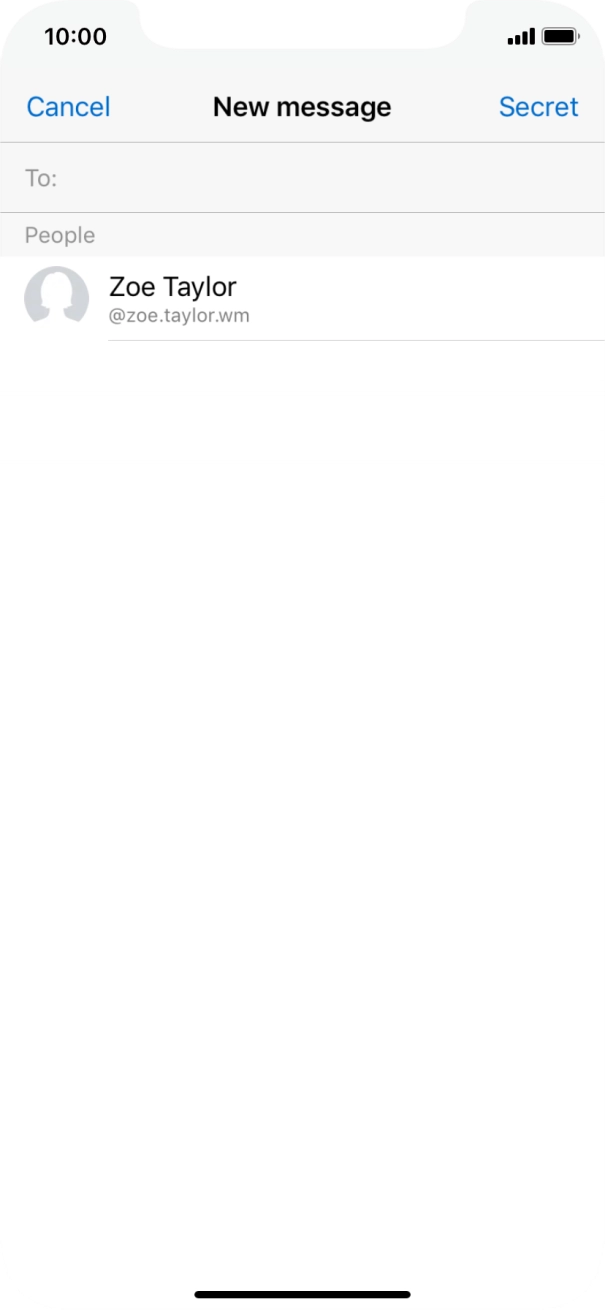 Press the field next to 