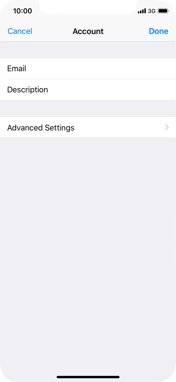 Press Advanced Settings. Press Advanced Settings.