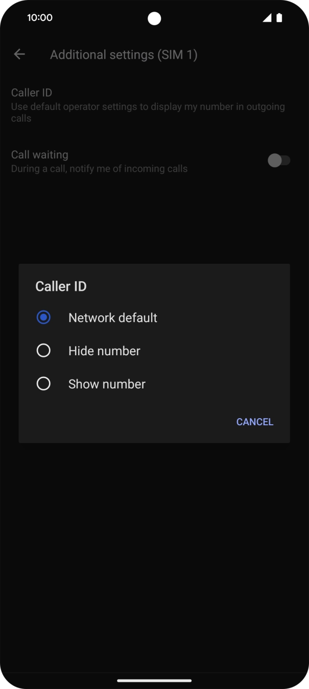 Press Show number to turn on caller identification. Press Show number to turn on caller identification.