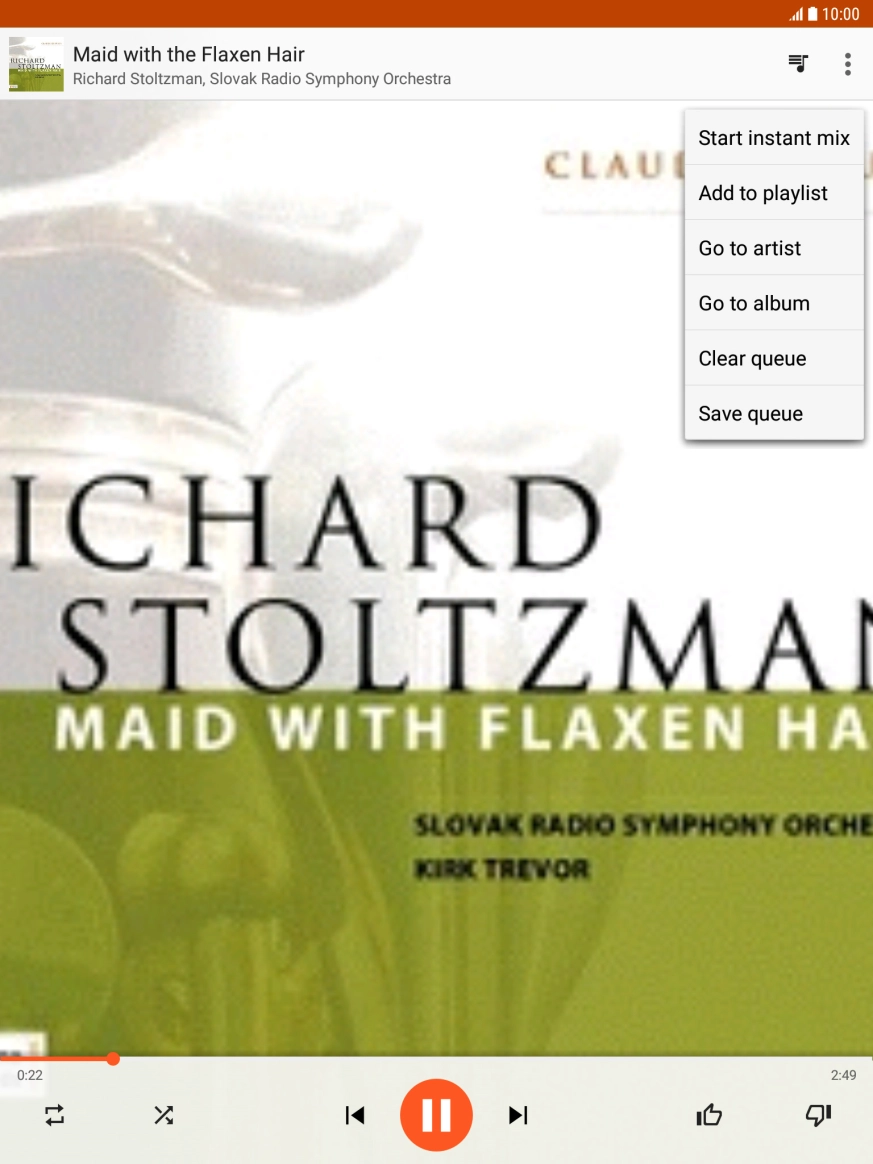 Press Add to playlist.