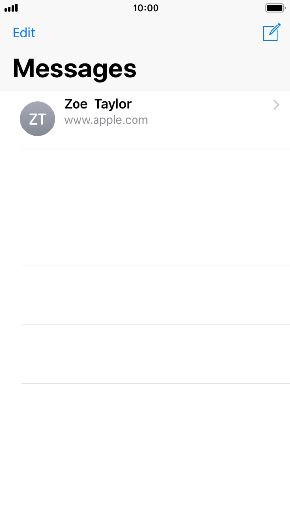 Press the Home key to return to the home screen.