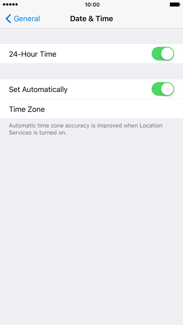 Press the Home key to return to the home screen.