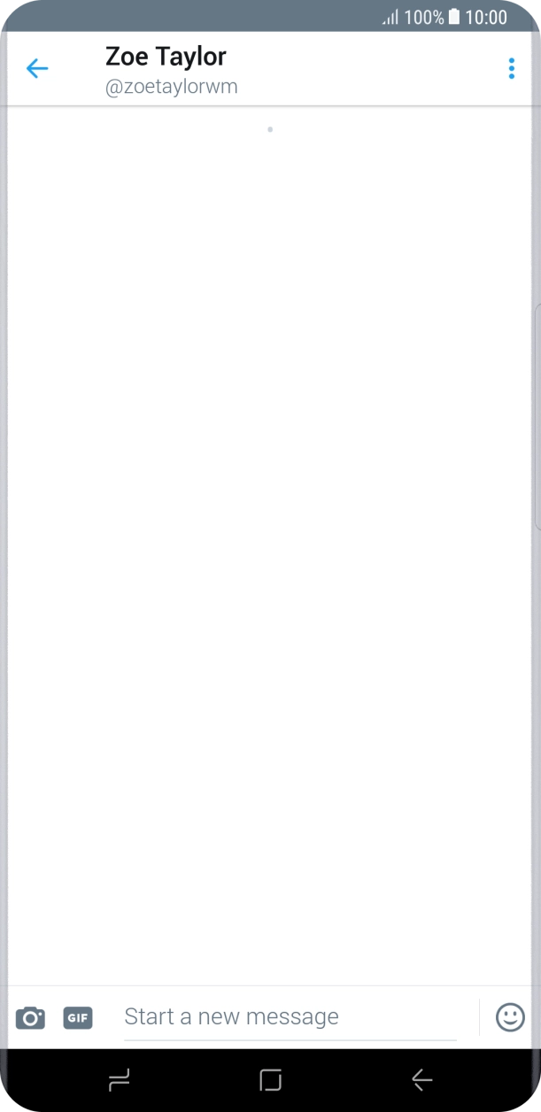 Press the text input field.