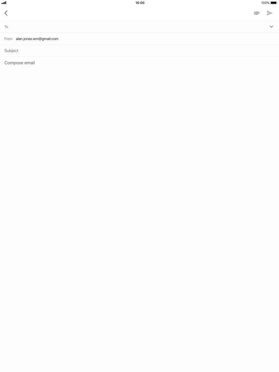 Press To and key in the first letters of the recipient's name.