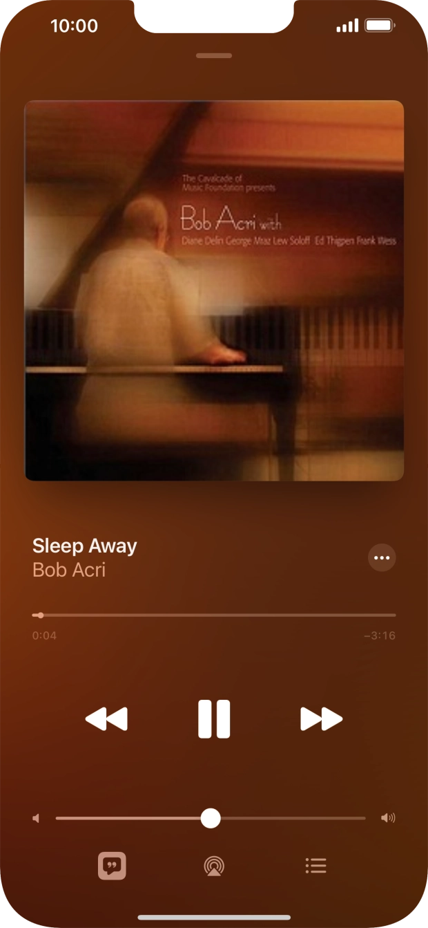 Press arrow right to go to the next audio file.