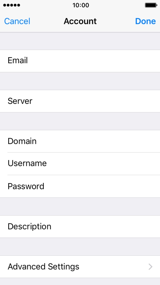 Press Advanced Settings.