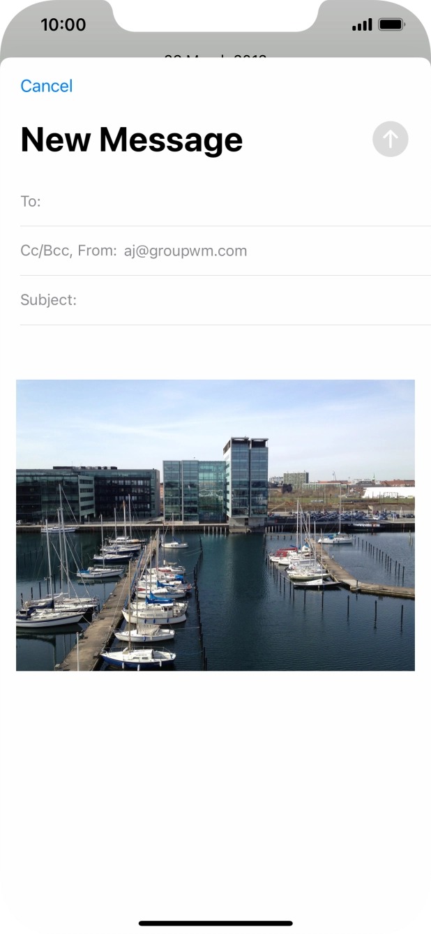 Press the field next to 