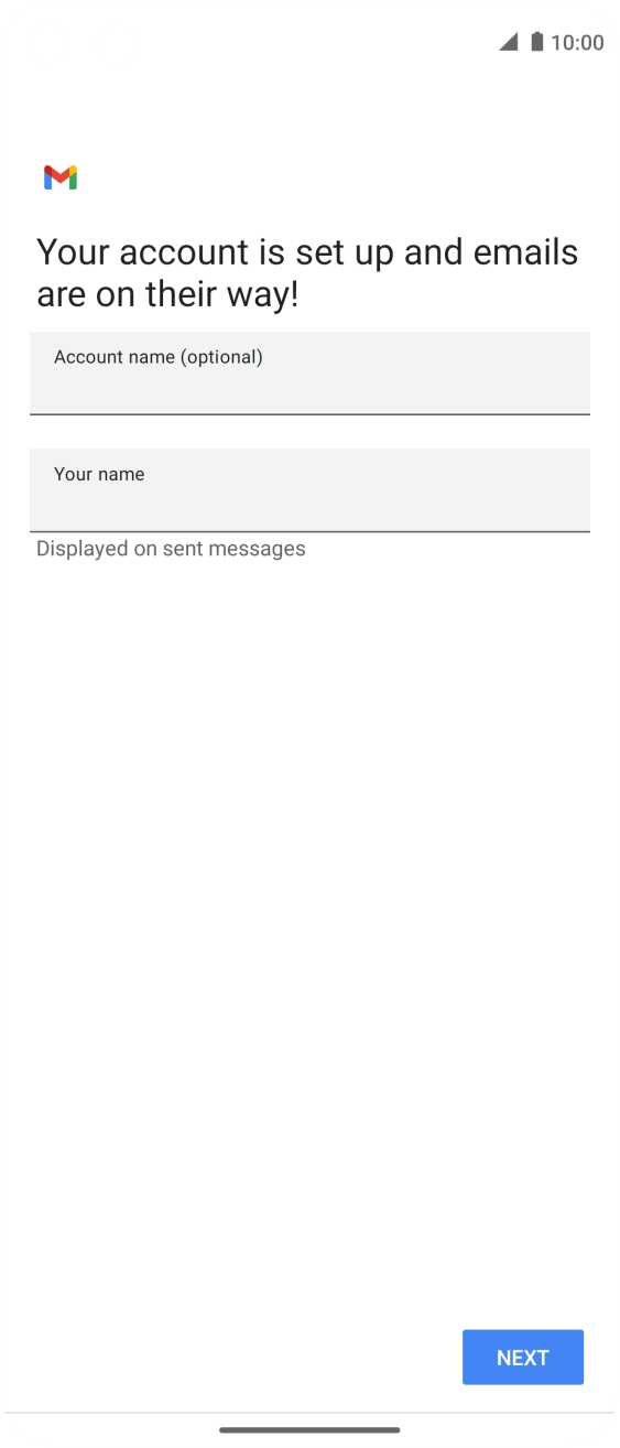 Press the field below 