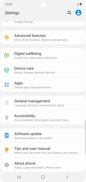 Press Device care. Press Device care.